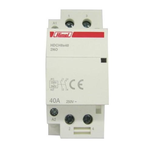 HDCH8S MODULAR CONTACTOR 40A 2P 2NO product photo Back View L