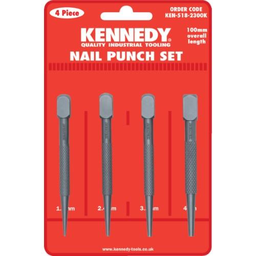SQUARE HEAD NAIL PUNCHES (SET-4PCS) product photo Front View L