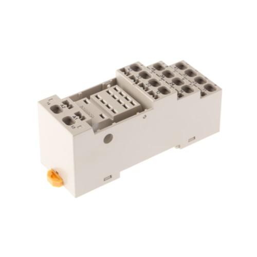 RELAY SOCKET 250VAC FOR USE WITH MY2 SERIES, MY4 SERIES product photo Front View L