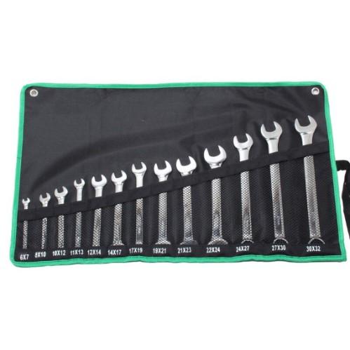 DOUBLE OPEN END WRENCH METRIC (13PCS) product photo Front View L