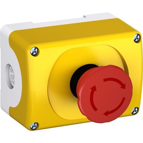 MEPY1-1042 ASSEMBLED ENCLOSURE MODULAR EMERGENCY STOP product photo Front View L