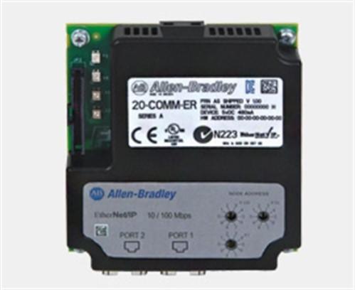 DUAL-PORT ETHERNET/IP ADAPTER COMMUNICATIONS MODULE product photo Back View L