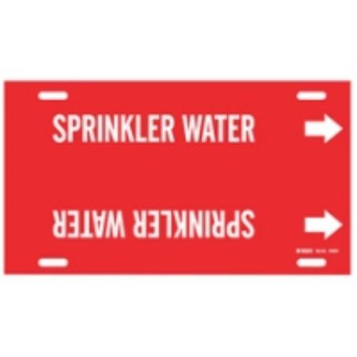 SNAP-ON PIPE MARKER SPRINKLER WATER STYLE G RD product photo Back View L