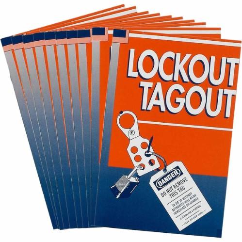 LOCKOUT/TAGOUT HANDBOOK IN ENGLISH (10PCS/PKT) product photo Front View L