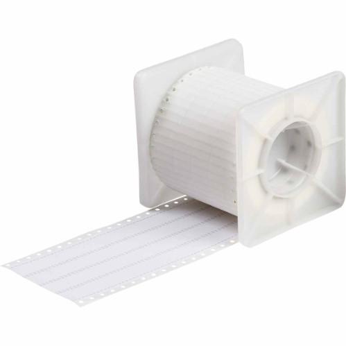 BRADYSLEEVE™ DOT MATRIX PRINTER SLEEVE 0.333"X0.9"WHITE (5000PCS/PKT) product photo