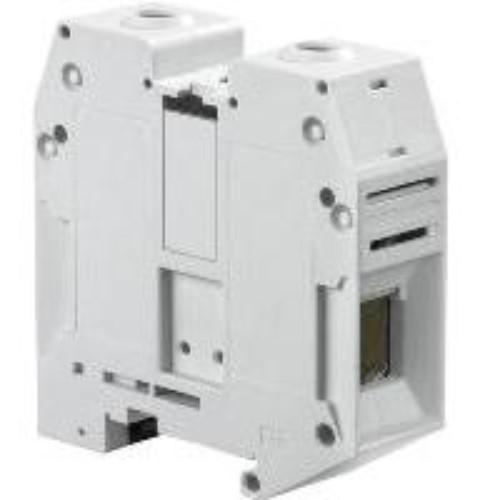 ZS95-BL SCREW CLAMP TERMINAL BLOCK FEED-THROUGH BLUE product photo Back View L