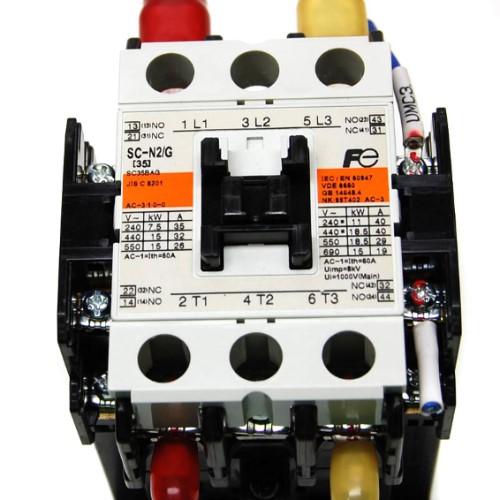 SC SERIES CONTACTOR 60A 3P 24VDC product photo Front View L