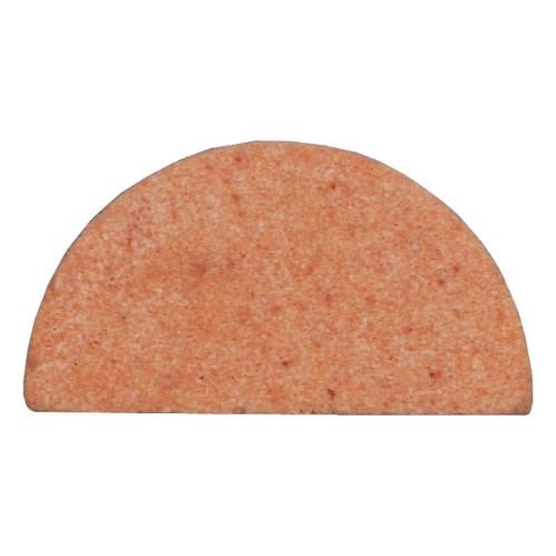 ALUMINIUM OXIDE FINE SHARPENING STONE HALF ROUND 100X13MM product photo Front View L