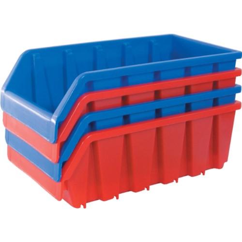 MTL3 HEAVY DUTY PLASTIC STORAGE BIN YELLOW product photo Side View L