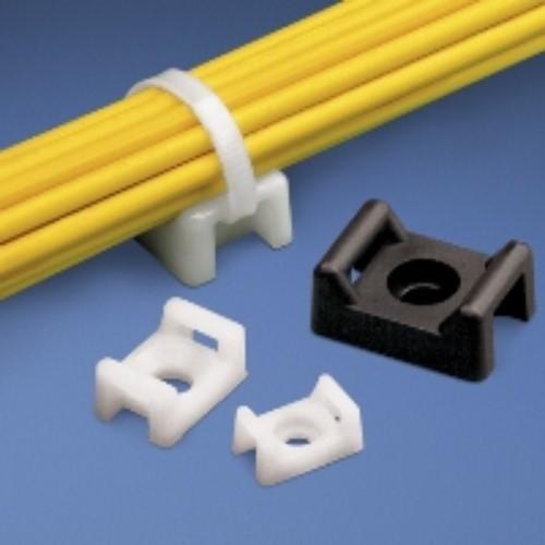 CABLE TIE MOUNT SCREW 15.5MM #10 SCREW (M5) NYLON STD PK (100PCS/PKT, MULTIPLY BY 5 PKT) product photo Back View L