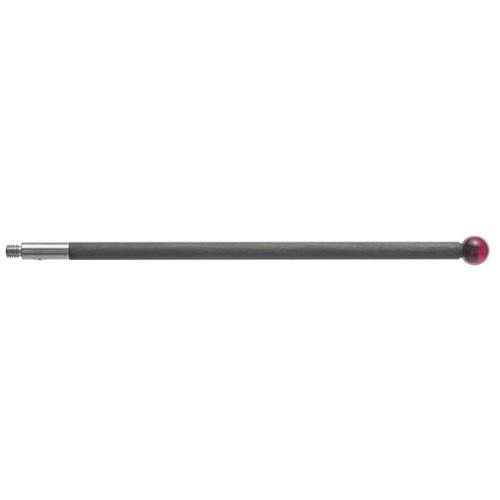 M2 RUBY BALL STYLUS DIA 5.0 MM L=75.0 MM CARBON FIBRE STEM product photo Front View L