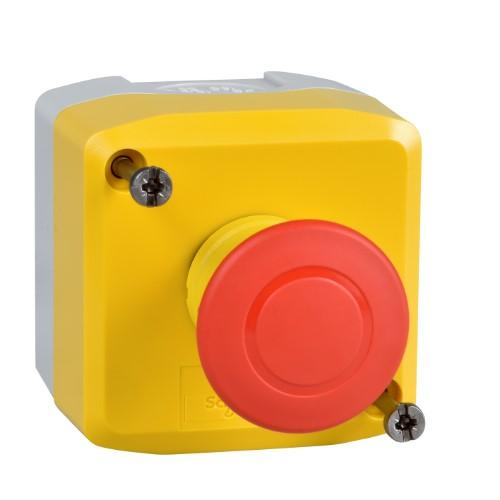 HARMONY XALK STATION 1 RED PB EMER STOP FUNCTION YELLOW product photo Front View L