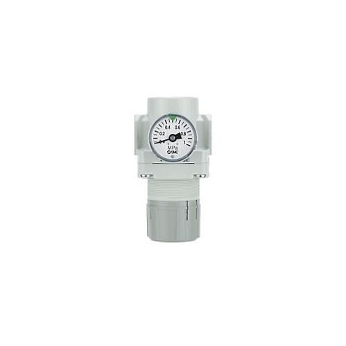 AR20-AR60-B SERIES MODULAR TYPE REGULATOR WITH BACKFLOW FUNCTION OPTION BODY SIZE RC 1/4 product photo Front View L