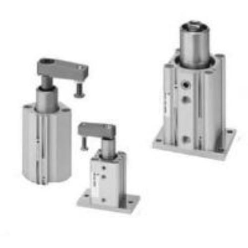 MK SERIES ROTARY CLAMP CYLINDER STANDARD THROUGH-HOLE/BOTH ENDS TAPPED COMMON (STANDARD) BORE SIZE 16MM 10MM product photo Back View L