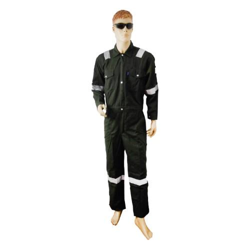 OMNIWEAVE SOFT COVERALL 150G DARK GREEN SIZE S product photo