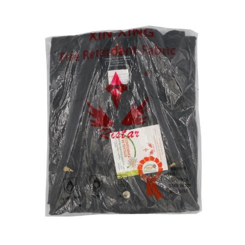 FRC ECO COVERALL 200GSM ZIPPER POCKET+6X1" FR REFLECTOR DG L product photo Side View L