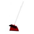 LONG HANDLED PLASTIC DUSTPAN & BRUSH SET product photo