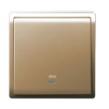 PIENO SWITCH WITH NEON DP 20A 250V 1G WINE GOLD product photo