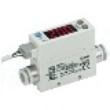 PFMB7 SERIES 2-COLOR DISPLAY DIGITAL FLOW SWITCH RATED FLOW RANGE 2-200L/MIN RC1/4 product photo Side View S